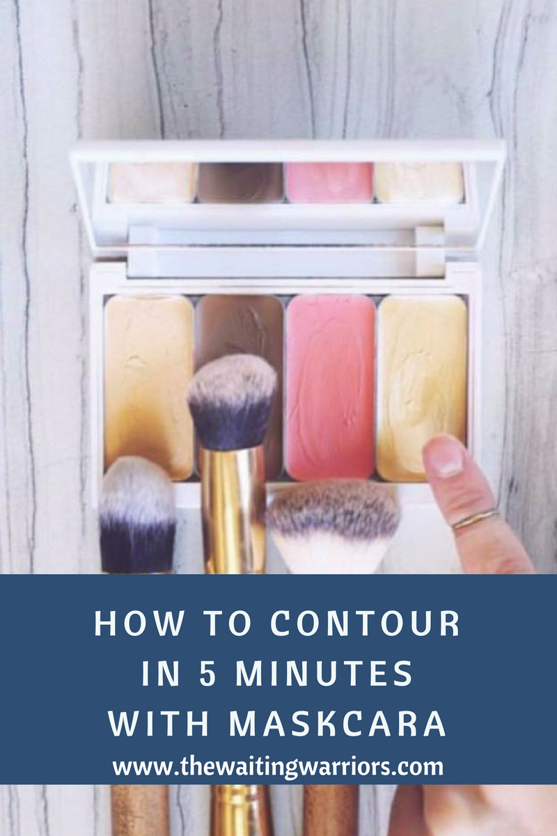 How To Contour in 5 Minutes with Maskcara Beauty - www.TheWaitingWarriors.com