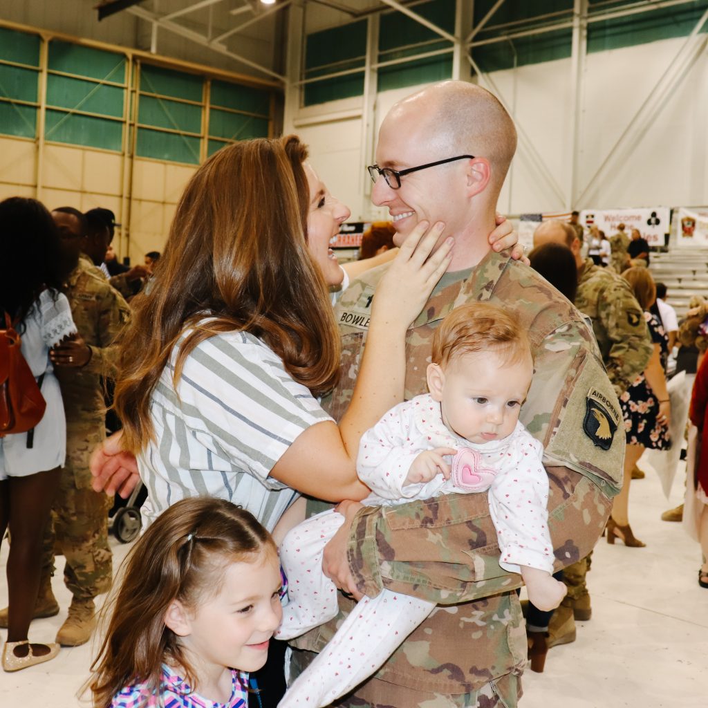 Soldier and Wife reunited after deployment