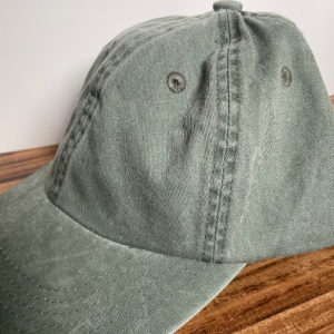 Green Hat for military spouse customization. Pick your bran