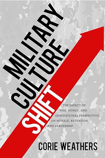 cover of the book: military culture shift by corie weathers