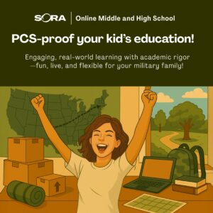 PCS proof your military kid's education with Sora School online classes